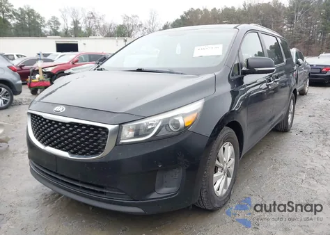 2017 Kia Sedona Lx из США, поврежденный, VIN KNDMB5C15H6266653